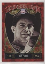 2013 Panini Cooperstown Collection Red Crystal Shard /399 Rick Ferrell HOF 7ov