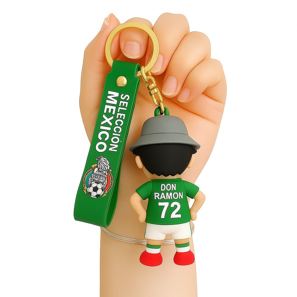 Don Ramon Keychain Keychain Llavero Mundial 2026 México Don Ramón Selección De México Liga ...