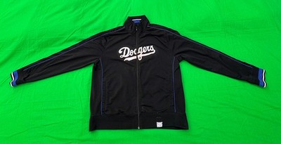 Vintage Nike MLB Los Angeles Dodgers Men's Black Full Zip Jacket Size XL.