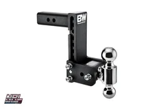 B&W TS10040B Tow & Stow Dual-Ball Adjustable Hitch 7″ Drop / 7½″ Rise – Fits 2″