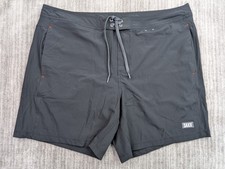 Saxx Betawave 2N1 Swim Board Shorts Men's 38 Cooling Liner Ballpark Pouch Black