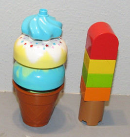 Lego Duplo CREATIVE DESSERTS Ice Cream Popsicle Cupcake Cake Treats