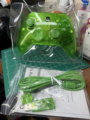 CANDY CON Player Ready Pack Controller Emerald Green Transparent