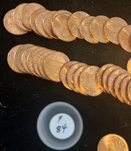 1984-P Lincoln Cent Penny Gem Stempelglanz Rolle Stempelglanz - Bild 2 von 3