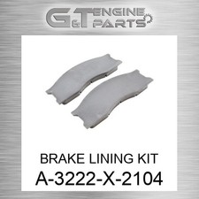 A-3222-x-2104 Brake Lining Kit Fits Varios New Aftermarket