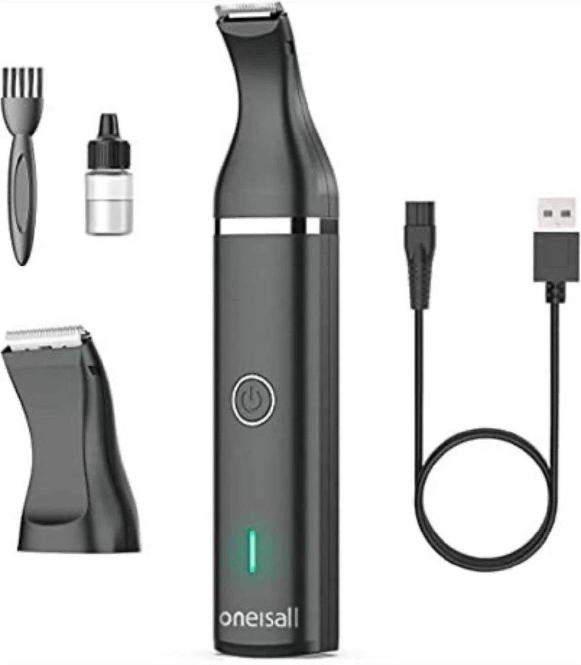oneisall Dog Clippers with Double Blades,Cordless Small Pet Hair Grooming T