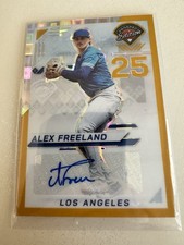 2024 Panini Prospect Edition Prizm Alex Freeland Auto Gold Pandora 2/3 No71