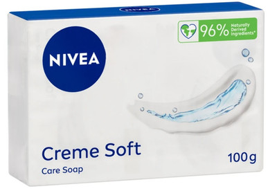 Nivea Creme Soft Care Soap, Bar 100g