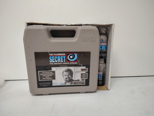 Vintage The Plumber's Secret Instant Drain Opener Kit Bob Vila NOS | eBay