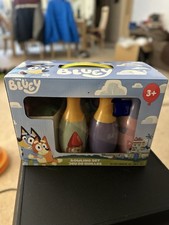Bluey Bowling Set Outdoor Game for Kids Ages 3 Character Family Bluey