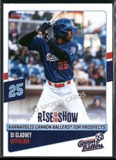 2025 Kannapolis Cannon Ballers Rise to the Show DJ Gladney RC White Sox