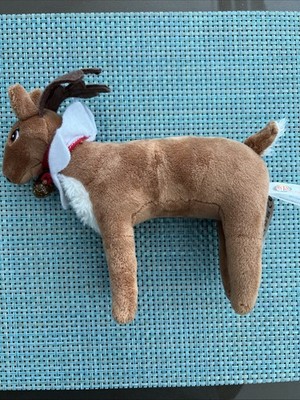   ~The Elf on the Shelf Elf Pets Reindeer Plush 2014 Gold Heart Red Collar~   