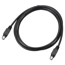 PS/2 Mouse and Keyboard Extension Cable 6P 6.56 Feet Male to Male,Black