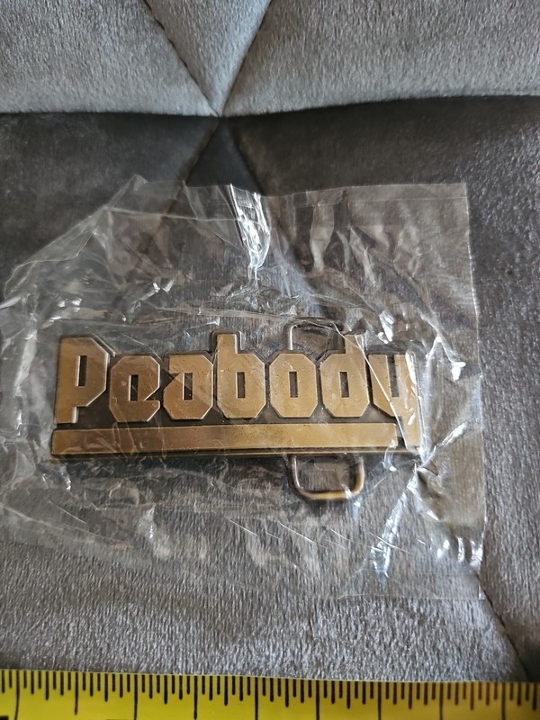 Vintage Peabody Coal Company Belt Buckle. 1986 Made In USA