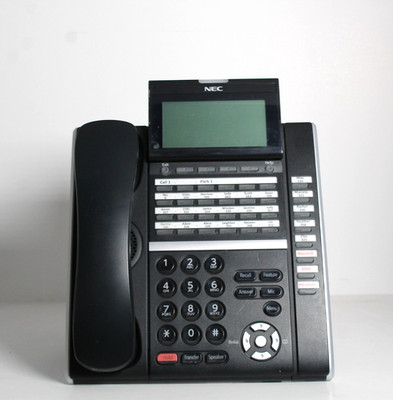 Lot of 10 NEC DTL-32D-1(BK)TEL Office Phones w/ Handsets & Stands