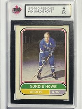 1975-76 O-Pee-Chee WHA #100 Gordie Howe KSA 5