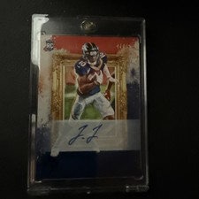 2020 Panini Chronicles - Gridiron Kings Jerry Jeudy #GK-15 Blue Signatures /49