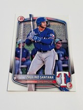 Paulino Santana 2025 Bowman Prospects Baseball Paper #BP-72 Rangers 