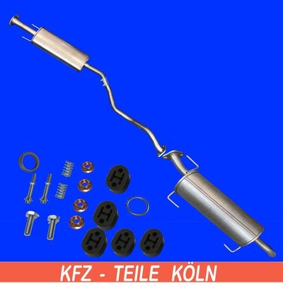 für Nissan Tiida Schrägheck (C11) 1.6 1.8 Mittel + ENDSCHALLDÄMPFER + Set