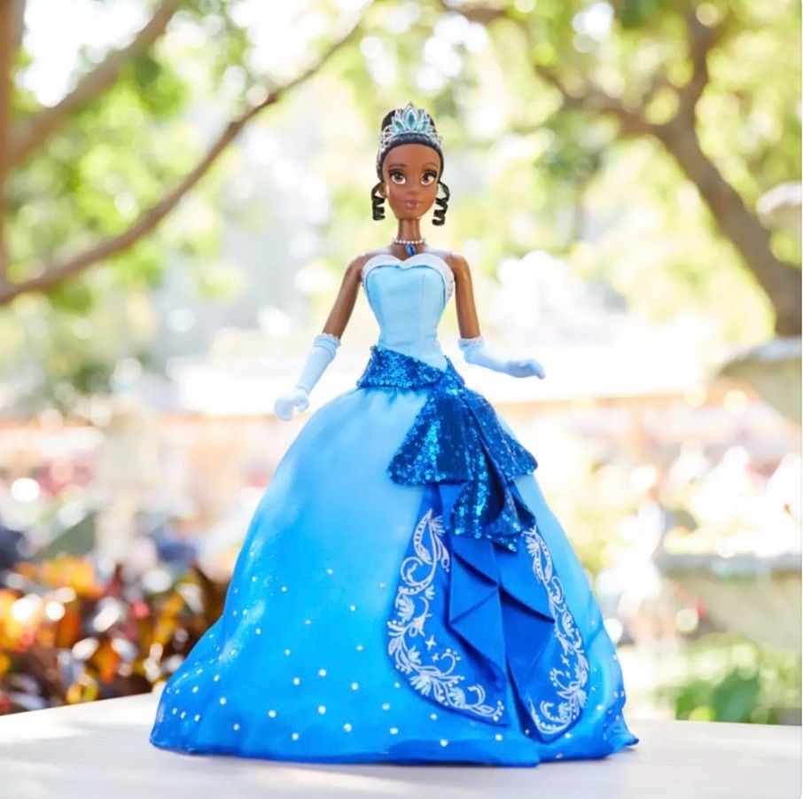 Tiana- Disney Princess and the Frog BLUE DRESS Limited Edition 17  Doll-Gorgeous | eBay