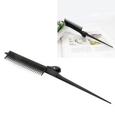 Rat Tail Teasing Clip Comb Professional Hair Salon Plastic Highlighting