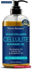 Anti-Cellulite Massage Oil for Massage Therapy 8 fl oz - Refreshing and Relaxing