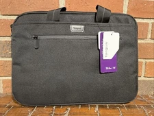Targus TSS932 Black 14" Slipskin Sleeve with Hideaway Handles NWT