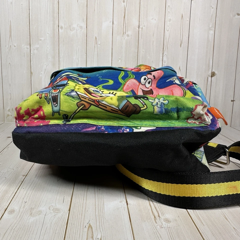 Nickelodeon Bob Esponja Patrick Sr. Cangrejo Estampado Completo 12" Mochila Bolso Cartera Foto 4 de 4