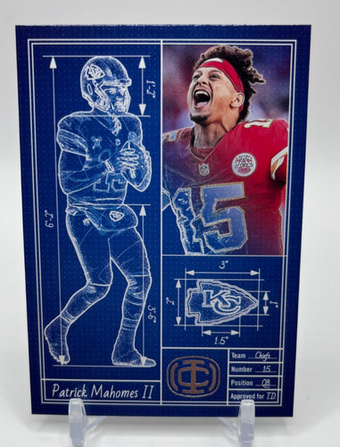 2025 Panini Icon Collection Patrick Mahomes II Touchdown Architect #TA-12