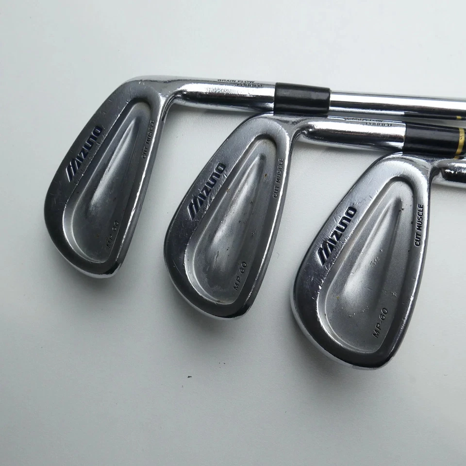 Used Mizuno MP-60 Iron Set / 3 - 9 IRON / Stiff Flex - Image 3 of 4