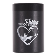 Up to 7 Cubic Inches Mini Cremation Urns for Human Ashes Small Black Fishing