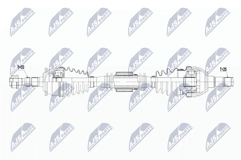 Driveshaft For Opel Astra J 1.4T 09- /Right/ - Image 5