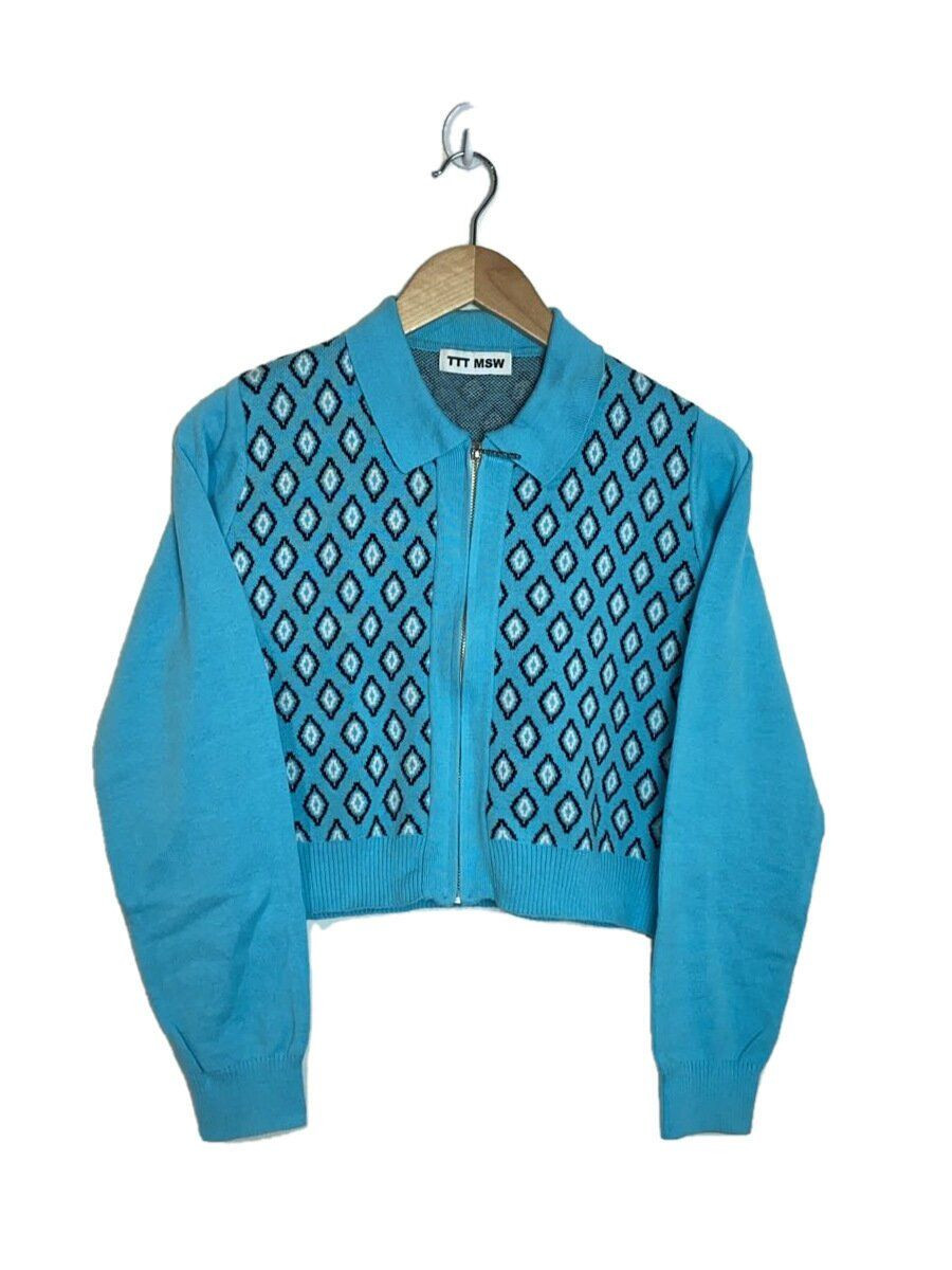 TTTMSW Cardigan (Thin S Cotton Blue Total Pattern TTT-2023SS TTTMSW Cardigan (Thin S Cotton Blue Total Pattern TTT-2023SS