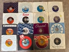 Lot Of 16 45s Vintage Records. Theme From Rocky Gonna Fly Now Pink Floyd, Ect