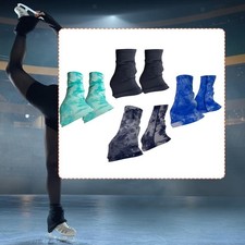 2x Figure Skating Leg Warmers Anti Slip Strips Clothing Accessories Extended