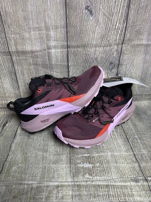 Salomon Sense Ride 5 GTX Damen-Wanderschuhe UK 5 weinrot lila neu Schuhe 5uk