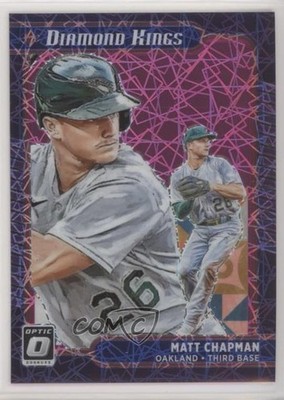 2021 Donruss Optic Diamond Kings Pink Velocity Prizm /249 Matt Chapman #11 fm0