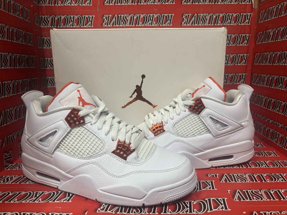 ジョーダン4 レトロ オレンジ 26.5センチ NIKE AIR JORDAN 4 RETRO
