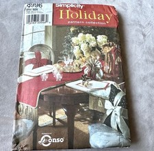 Simplicity Home Holiday Pattern Collection 8996 New Uncut