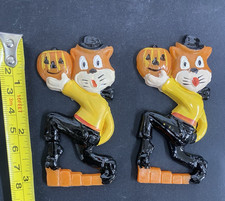 Pair of Vintage Halloween Hard Plastic Jazzy ...