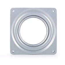 Table Swivel Plate, Small Lockable Turntable 4in Galvanized Steel Rotating Sw...