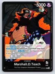 Marshall D. Teach OP09-081 Leader Emperors in the New World
