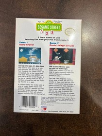 Sesame Street 123 Nintendo NES Complete in Box CIB with Poster - Box Excellent!