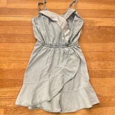 Express light blue spaghetti strap dress size XS B11