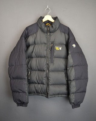 Vintage Mountain Hardwear Sub Zero Down Puffer Jacket Black 2 Tone XL