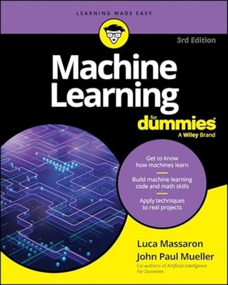 Machine Learning for Dummies - Trade Paperback NEW John Paul Muell 2025