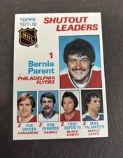 1978-79 Topps #70 (Parent / Ken Dryden / Edwards / Esposito / Palmateer) NM