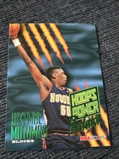 Dikembe Mutombo 1994-95 Skybox HOOPS Power #P-2 PREDATOR Field Goals-Nuggets