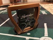 TaylorMade Spider X Lefty 34" Putter Copper White Mallet Golf Club Excellent