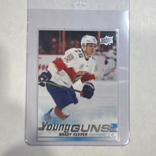 Upper Deck 2019-20 Series 1 Young Guns Rookie #216 Brady Keeper Panthers Hockey
